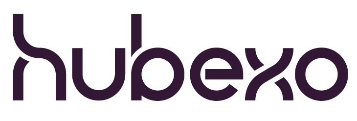 Hubexo logo - ny interimlogo som representerer selskapets rebranding og fremtidsrettede posisjon innen byggedata og teknologi.