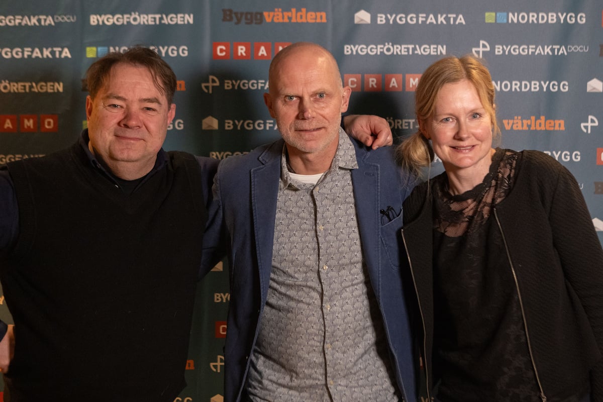 Från Bygvärlden; Samuel Karlsson, Henrik Ekberg, Anna Sjöström